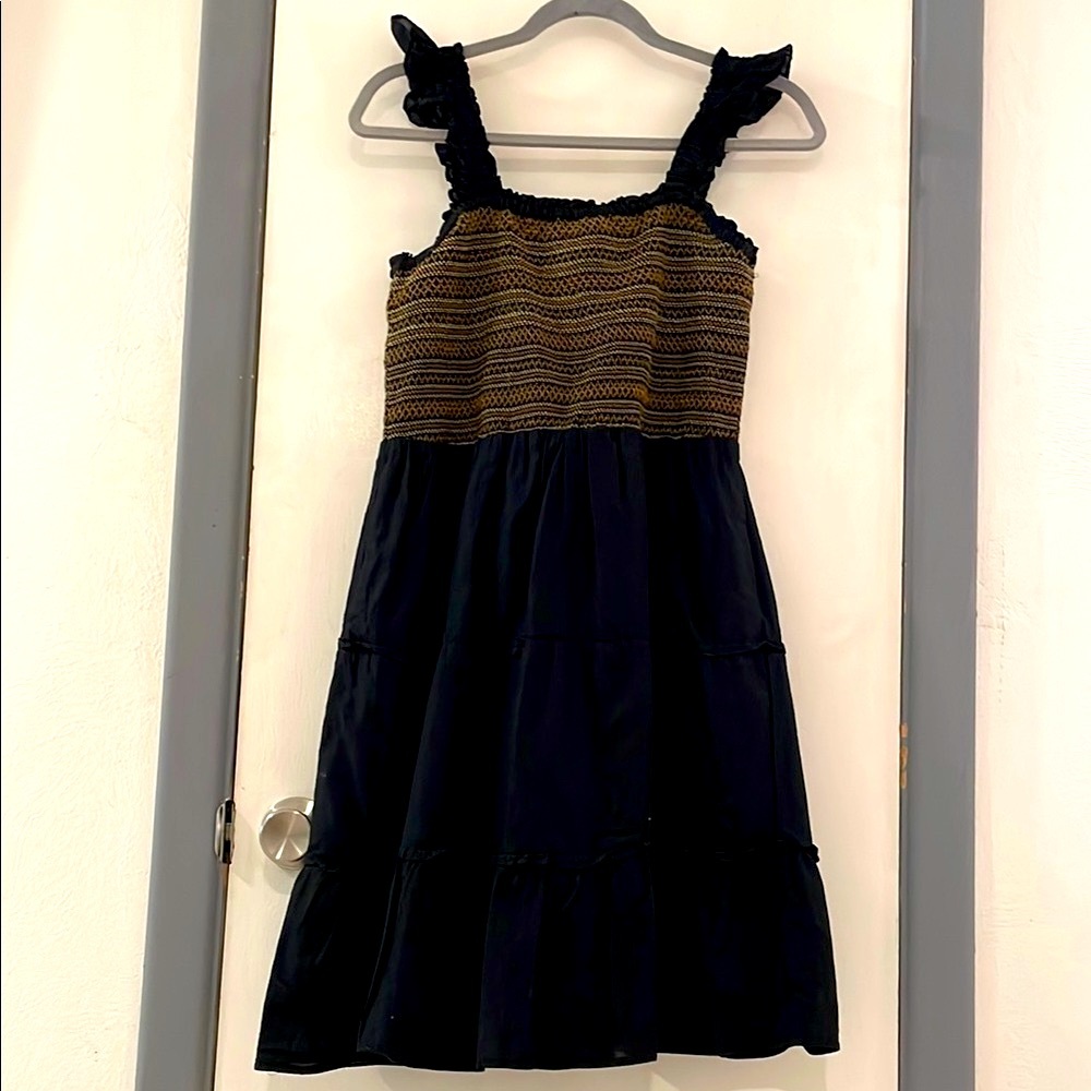 Black and Brown Dress